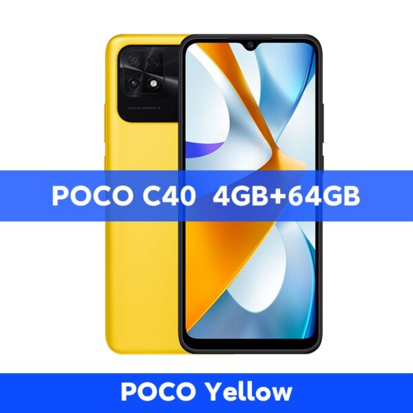 Celular POCO C40 Versão Global 32GB 6000mAh battery 6.71"